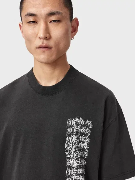 Футболка Allsaints серая