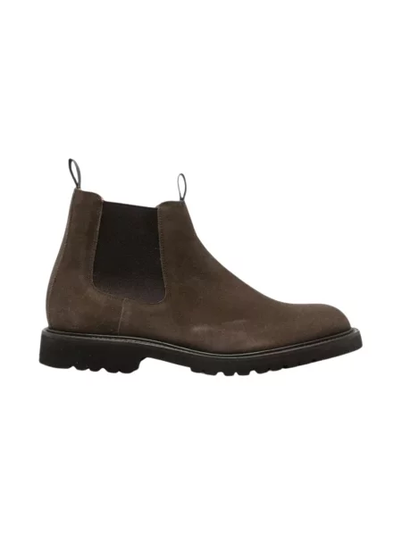 Botki Tricker's skórzane brązowe