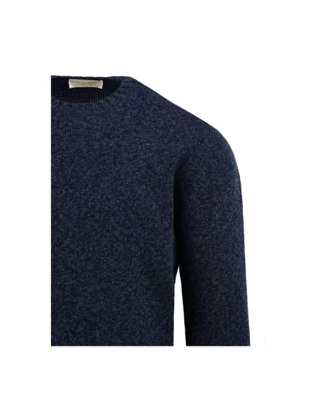 Sweter Filippo De Laurentiis wełniany niebieski