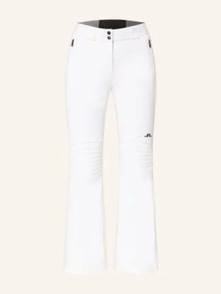 J.Lindeberg Spodnie Narciarskie Z Materiału Softshell weiss białe