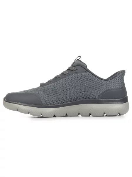 Pletené tenisky Skechers šedé