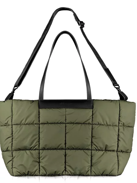 Geantă shopper Veecollective verde