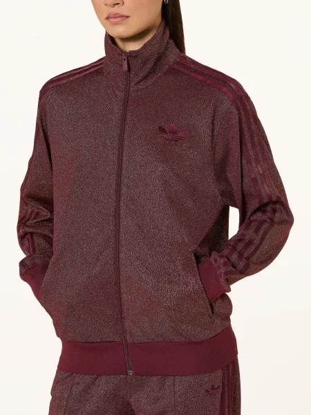 Bluza adidas Lurex Fb Tt Maroon/ Gold Metallic XS złota