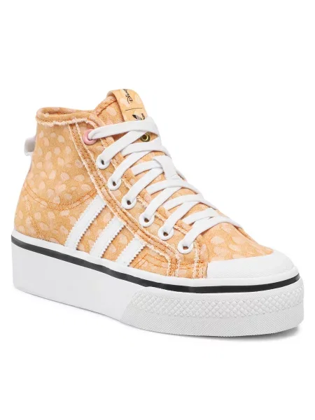 Снікерcи adidas Disney Nizza Platform Mid Оранжевий