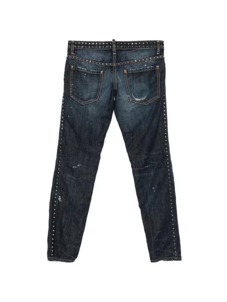 Blugi Dsquared2 zdrențuiți albastru