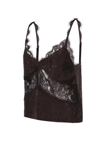 Top Pinko din jacard negru