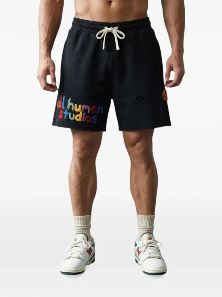 Pantaloni scurți All Human negru