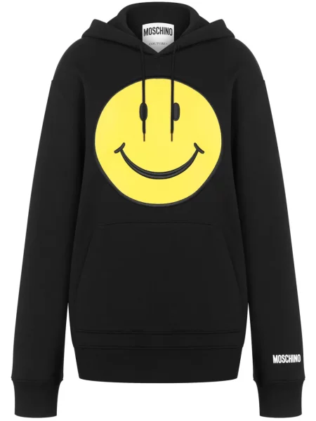 Hanorac cu glugă Moschino negru