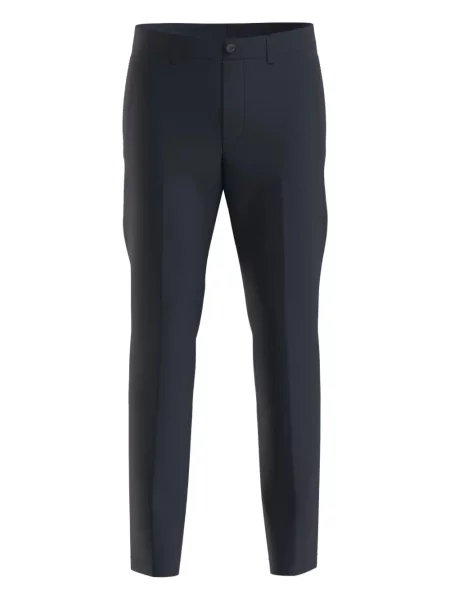 Pantaloni Boss cu autograf albastru