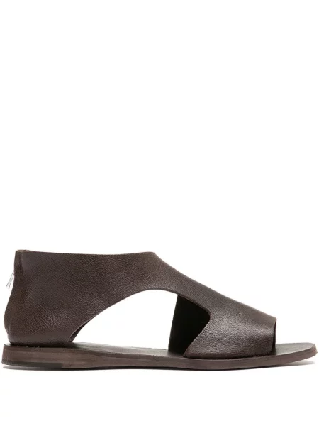 Кожени сандали Officine Creative кафяво