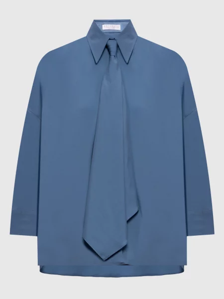 Рубашка Brunello Cucinelli синяя