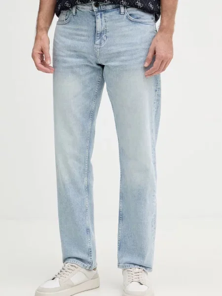 Lindbergh jeansy loose niebieskie