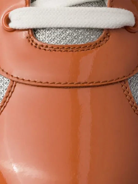 Sneakerși Prada portocaliu
