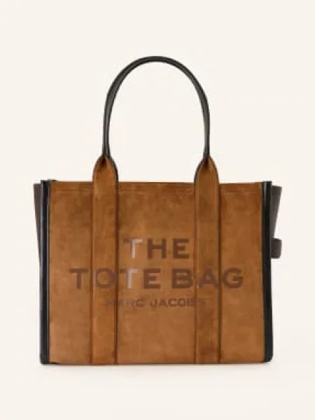 Marc Jacobs Torba Na Zakupy The Large Tote Suede Leather Mix braun czarna