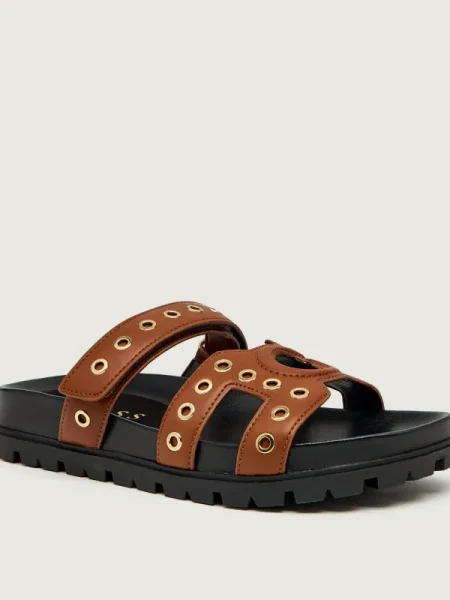 GUESS Saboți FASHIE coniac maro