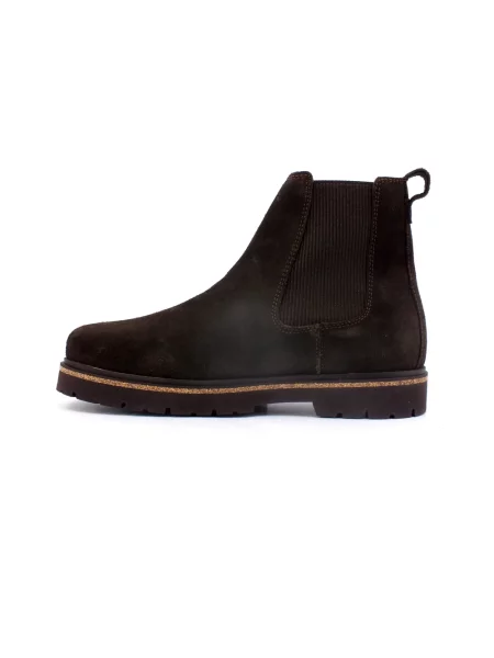 Sztyblety Birkenstock skórzane brązowe