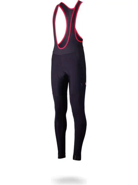 Legginsy długie na ramiączkach BBB Cycling Wind Block czarne