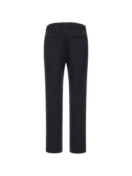 Pantaloni Incotex cu autograf albastru
