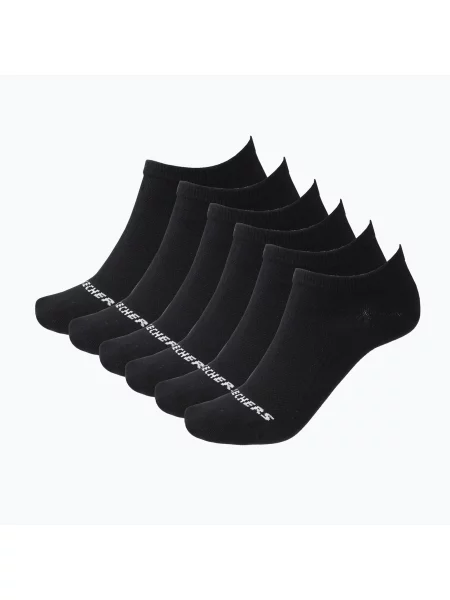 Шкарпетки SKECHERS Non Terry Low Cut 6 пар black чорні