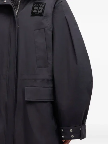Geacă parka Ganni gri