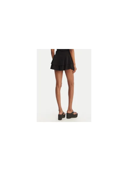 Juicy Couture Mini krilo Smocked Terry črna