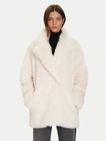Eleh Шуба Bianco Panna Écru