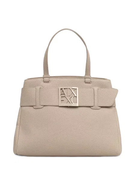 Geantă shopper Armani Exchange cu autograf