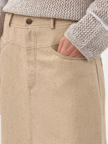 Спідниця Panicale Cashmere бежева