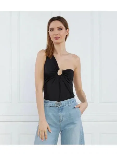 Pinko Bluză | Skinny fit negru