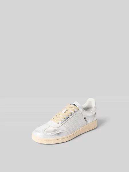 Sneakersy ze skóry naturalnej Dsquared2 białe