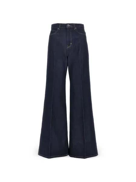 Blugi cu picior larg Weekend Max Mara albastru