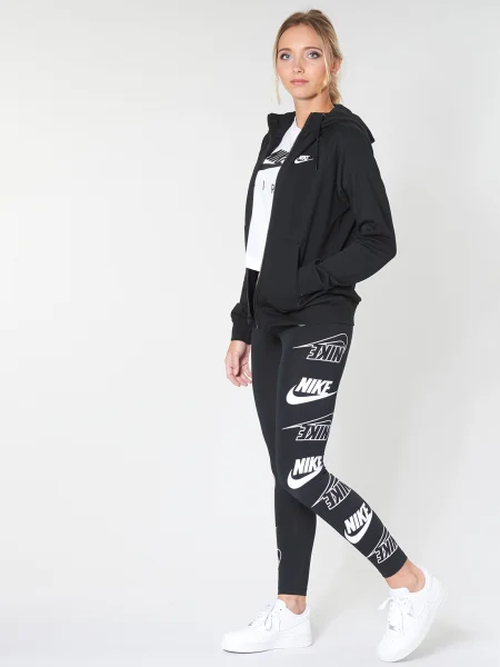 Hanorac cu glugă Nike negru