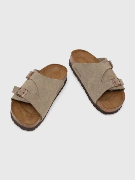 Klapki Birkenstock beżowe