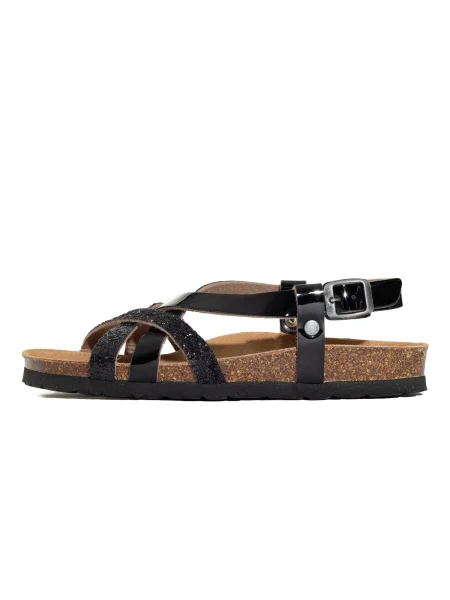 Bayton Sandale Kari crem negru