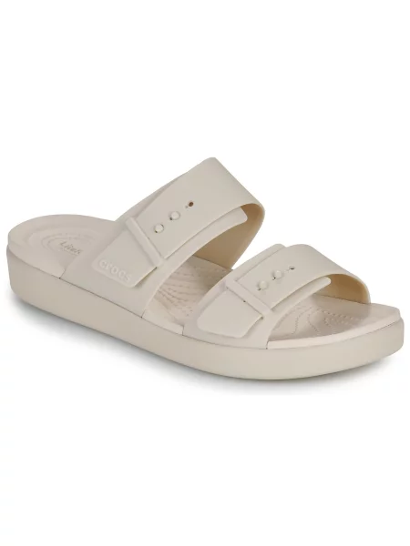 Natikači Crocs z zaponko bež