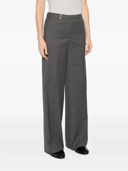 Pantaloni Peserico de lână gri