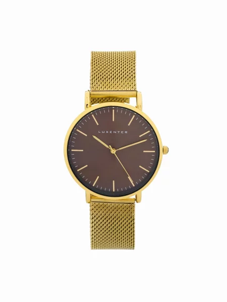 Luxenter Analogové hodinky Lici' hnědá