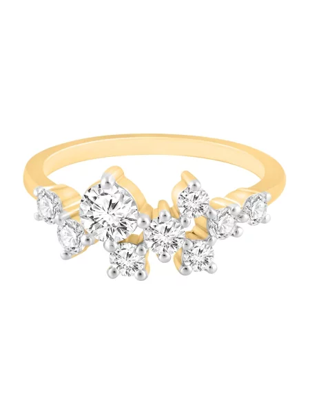 ETHISHER DIAMANTEN Prsteň Ring aus Gelbgold mit Lab Grown Diamant zlatá