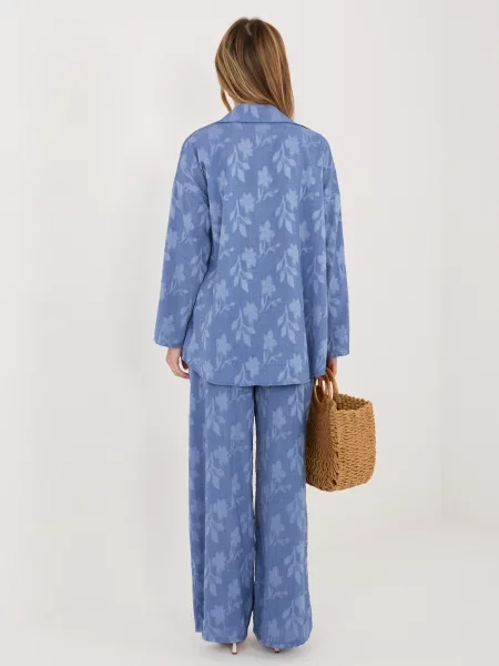 Панталон Rue Paris синьо