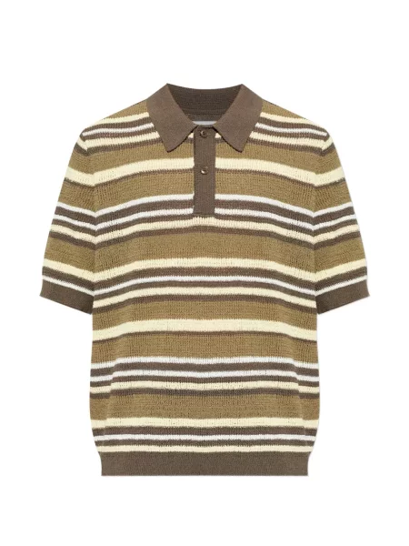 Polo Samsøe Samsøe cu dungi verde