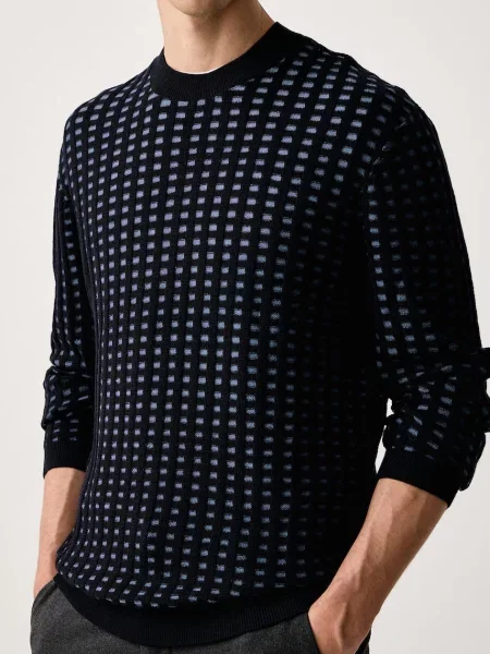 Armani Exchange pulóver férfi gyapjúval
