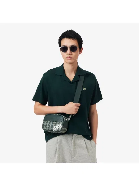 Сумка через плечо Lacoste зеленая