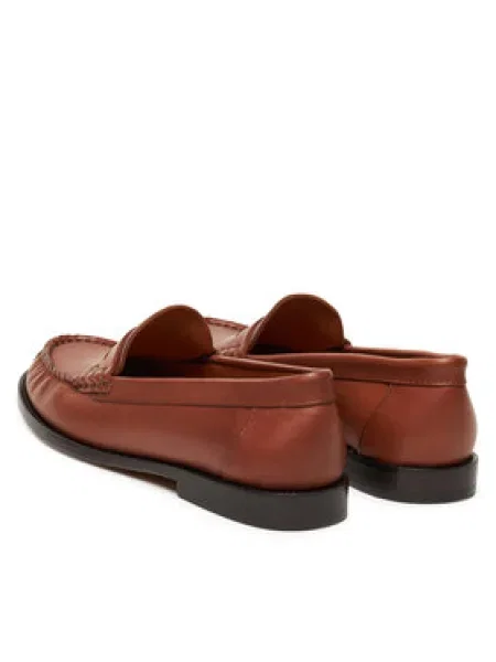 Polo Ralph Lauren Mokaszin Calfskin Penny Loafer barna