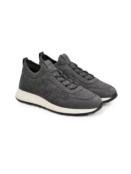 Sneakersy Tod's skórzane szare