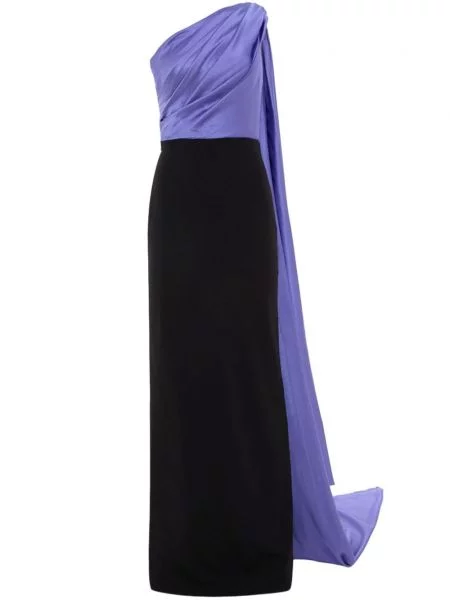 Maksi sukienka maxi Solace London garniturowa fioletowa