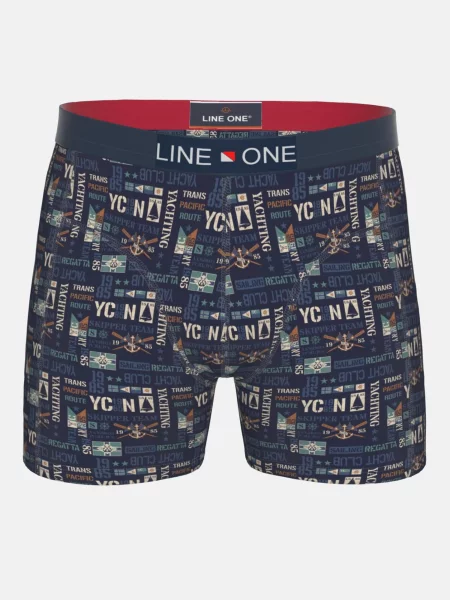 Line One Bokserice mornarsko plava