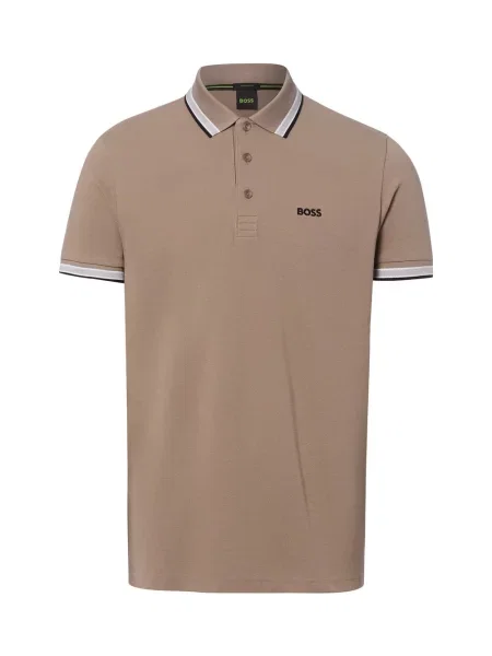 Koszulka polo o kroju regular fit z czystej bawełny model „PADDY” Boss Green zielona
