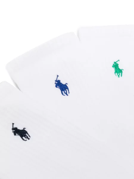 Яке Polo Ralph Lauren от рипсено кадифе с автограф бяло