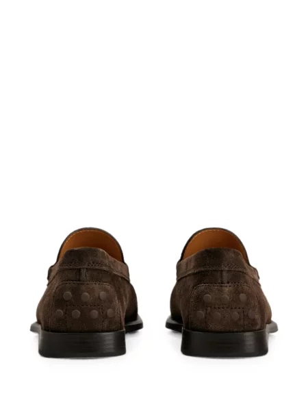 Szarvasbőr loafer Tod's barna