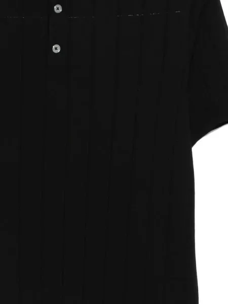 Tricou polo Diktat tricotate negru